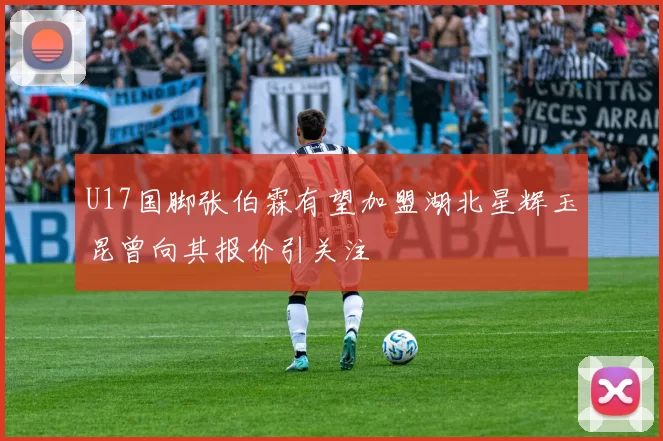 U17国脚张伯霖有望加盟湖北星辉玉昆曾向其报价引关注